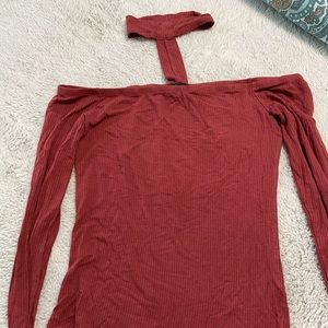 Fashion Nova off the shoulder top with neckline